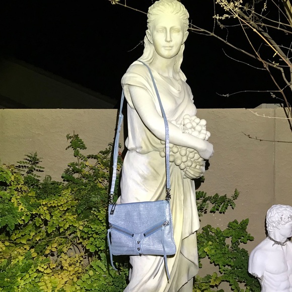 Botkier New York Blue Suede Crossbody - Picture 2 of 8